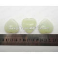 35MM Herzform New Mountain Jade, hoch poliert, hochwertige, natürliche Herzform Stein